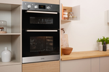 Indesit Oven Double Built In Stainless Steel IDD6340IX  Image 5 Thumbnail