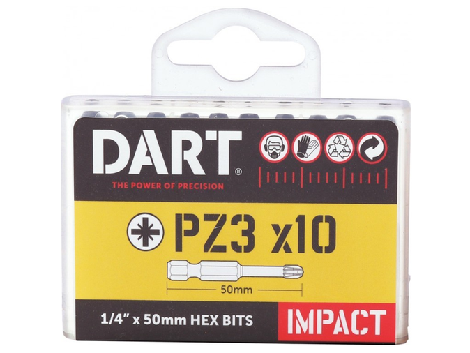 Dart Impact Driver Bits - 10 Pack  Image 2
