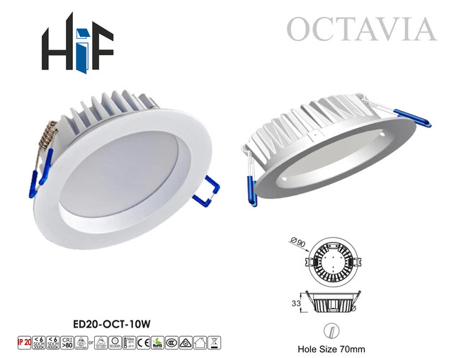 Octavia Down Light 10W - 780 Lumen LED 80 Degree Image 2