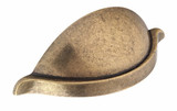 H1105.64.BR Claremont Cup Handle Antique Bronze Effect 64mm Hole Centre Image 1 Thumbnail