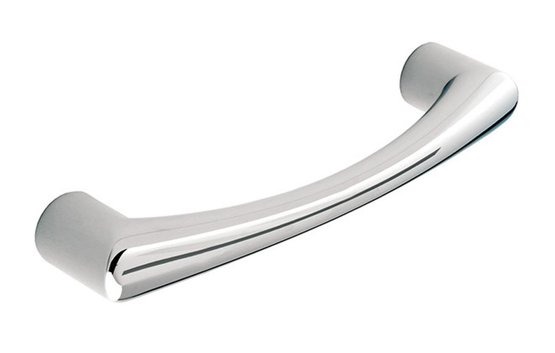 Mickley 11.2620.CH D Handle Polished Chrome 128mm Hole Centre Image 1