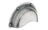 Barford H624.64.PE Cup Handle Raw Pewter 64mm Hole Centre Image 1 Thumbnail