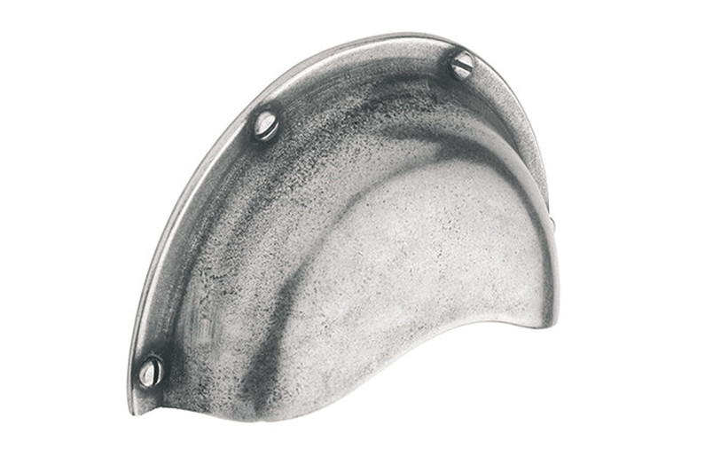 Barford H624.64.PE Cup Handle Raw Pewter 64mm Hole Centre Image 1