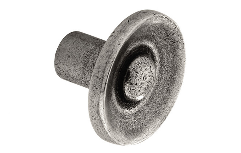 Cleeve K791.37.PE Knob Raw Pewter Central Hole Centre  Image 1