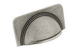 Cromwell H1112.64.PE Cup Handle Raw Pewter 64mm Hole Centre Image 1 Thumbnail