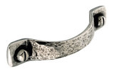 Kilby H149.128.HPE Bow Handle Raw Pewter 128mm Hole Centre Image 1 Thumbnail