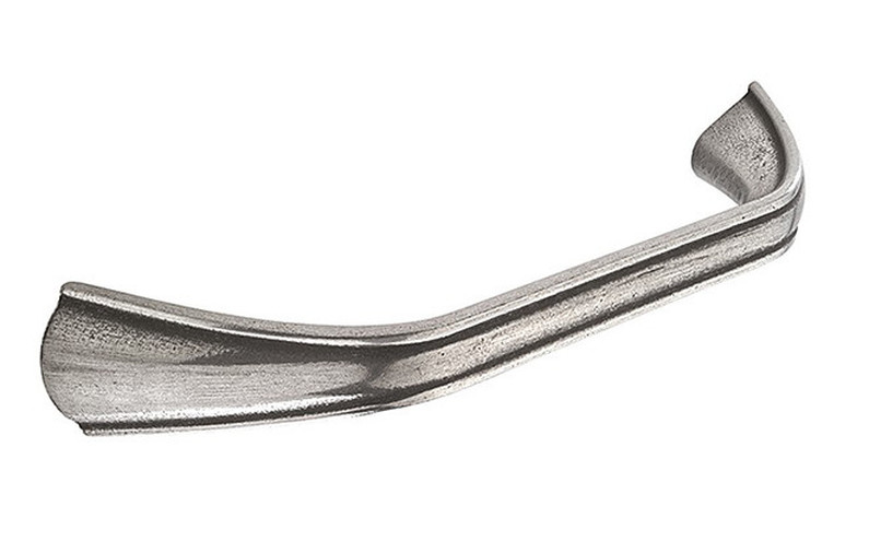Stretton H1054.128.PE Bow Handle Polished Pewter 128mm hole Centre  Image 1