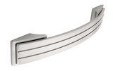 Bowes H600.128.SS Bow Handle Stainless Steel Effect Image 1 Thumbnail