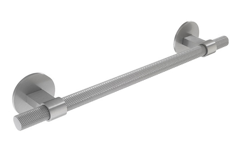 Knurled H1126.257B383SS Bar Handle Polished Stainless Steel Effect Image 1