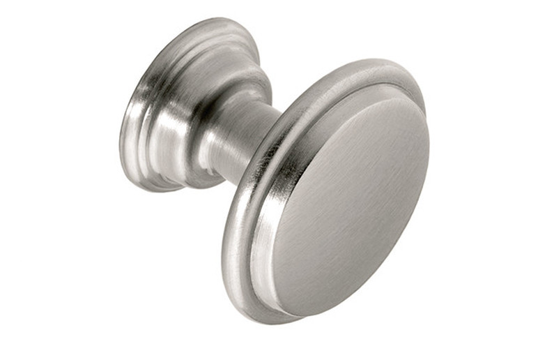 Pelton 6432SS Knob With Grooves Polished Stainless Steel Image 1