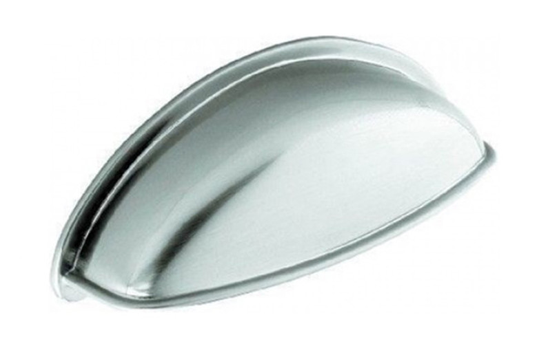 Portland 1003/79SS Cup Handle Brushed Stainless Steel Effect Image 1