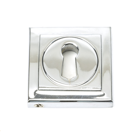 View 45690 - Polished Chrome Round Escutcheon (Square) - FTA offered by HiF Kitchens