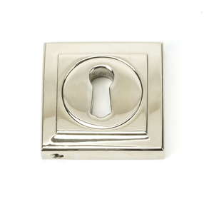 View 45694 - Polished Nickel Round Escutcheon (Square) - FTA offered by HiF Kitchens