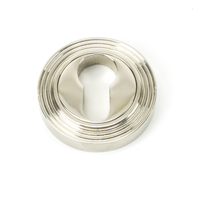 View Polished Nickel Round Euro Escutcheon (Beehive) offered by HiF Kitchens