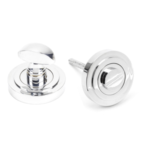 View 45736 - Polished Chrome Round Thumbturn Set (Art Deco) - FTA offered by HiF Kitchens
