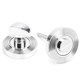 View Polished Chrome Round Thumbturn Set (Beehive) offered by HiF Kitchens