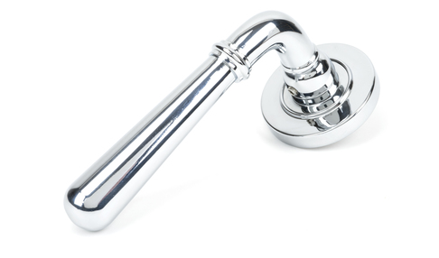 View Polished Chrome Newbury Lever on Rose Set (Plain) offered by HiF Kitchens