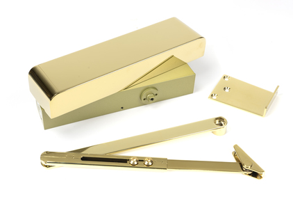 View 50108 - Polished Brass Size 2-5 Door Closer & Cover - FTA offered by HiF Kitchens