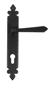 View 33067 - Black Cromwell Lever Espag. Lock Set - FTA offered by HiF Kitchens