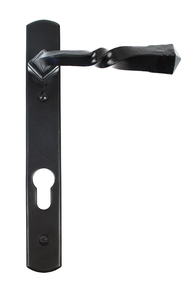 View Black Narrow Lever Espag. Lock Set offered by HiF Kitchens