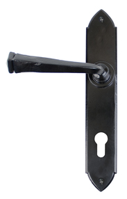 View 33273 - Black Gothic Lever Espag. Lock Set - FTA offered by HiF Kitchens