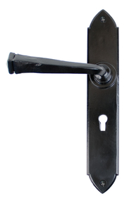 Added 33276 - Black Gothic Lever Lock Set - FTA To Basket
