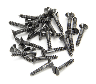 View 33434 - Pewter 8 x 1'' Countersunk Screws (25) - FTA offered by HiF Kitchens