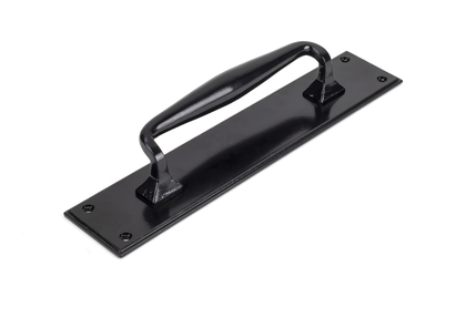 View 33466 - Black Pull Handle on Backplate - FTA offered by HiF Kitchens