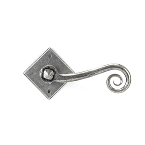 View Pewter Monkeytail Lever on Rose (Diamond) offered by HiF Kitchens