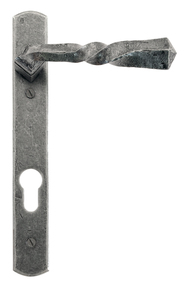 View 33633 - Pewter Narrow Lever Espag. Lock Set - FTA offered by HiF Kitchens