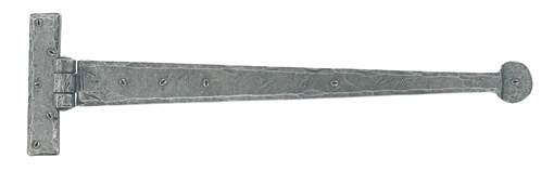Added Pewter 18'' Penny End T Hinge (pair) To Basket
