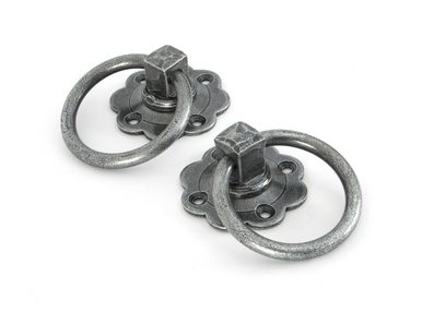 View 33689 - Pewter Ring Turn Handle Set - FTA offered by HiF Kitchens
