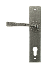 View 33704 - Pewter Avon Lever Espag. Lock Set - FTA offered by HiF Kitchens
