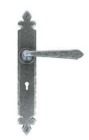 View Pewter Cromwell Lever Lock Set offered by HiF Kitchens
