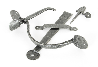 View Pewter Heavy Bean Thumblatch offered by HiF Kitchens