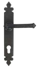 View 33854 - Beeswax Tudor Lever Espag. Lock Set - FTA offered by HiF Kitchens