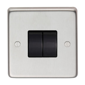 View 34201/1 - SSS Double 10 Amp Switch - FTA offered by HiF Kitchens