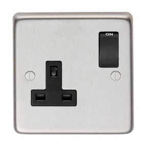 View 34223/1 - SSS Single 13 Amp Switched Socket - FTA offered by HiF Kitchens