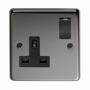 View 34223 - BN Single 13 Amp Switched Socket - FTA offered by HiF Kitchens