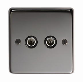 View 34230 - BN Double TV Socket - FTA offered by HiF Kitchens