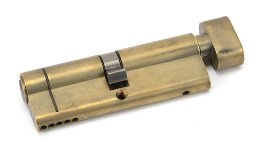 Added 45863 - Aged Brass 45/45 5pin Euro Cylinder/Thumbturn FTA To Basket