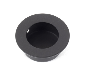 View 46289 - Black 30mm Ø Small Flush Pull - FTA offered by HiF Kitchens