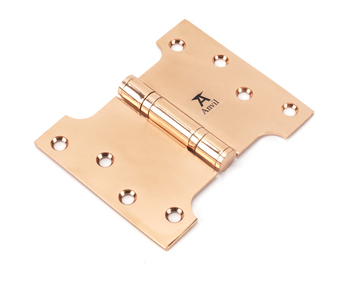 View 46523 - Polished Bronze 4'' x 3'' x 5'' Parliament Hinge (pair) ss - FTA offered by HiF Kitchens