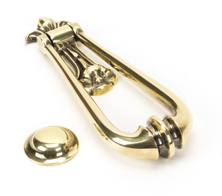View 49550 - Aged Brass Loop Door Knocker FTA offered by HiF Kitchens