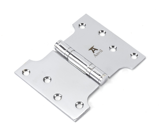 View Polished Chrome 4'' x 3'' x 5'' Parliament Hinge (pair) ss offered by HiF Kitchens