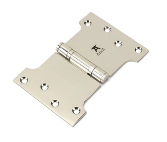 View 49565 - Polished Nickel 4'' x 4'' x 6'' Parliament Hinge (pair) ss - FTA offered by HiF Kitchens