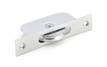 View 49588 - Satin Chrome Square Ended Sash Pulley 75kg - FTA offered by HiF Kitchens