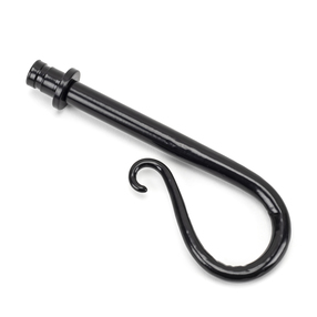 View 49902 - Black Shepherd's Crook Curtain Finial (pair) - FTA offered by HiF Kitchens