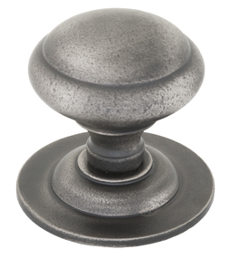 View 83505 - Antique Pewter Round Centre Door Knob - FTA offered by HiF Kitchens