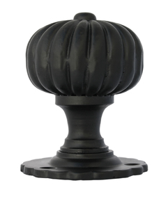 View 83560 - Black Flower Mortice Knob Set - FTA offered by HiF Kitchens